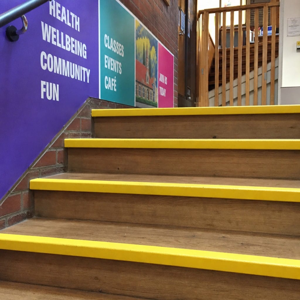 Customer photo review of GRP Anti-Slip Stair Nosing 55×55mm | High-Visibility Yellow | BS7976.2 | DDA