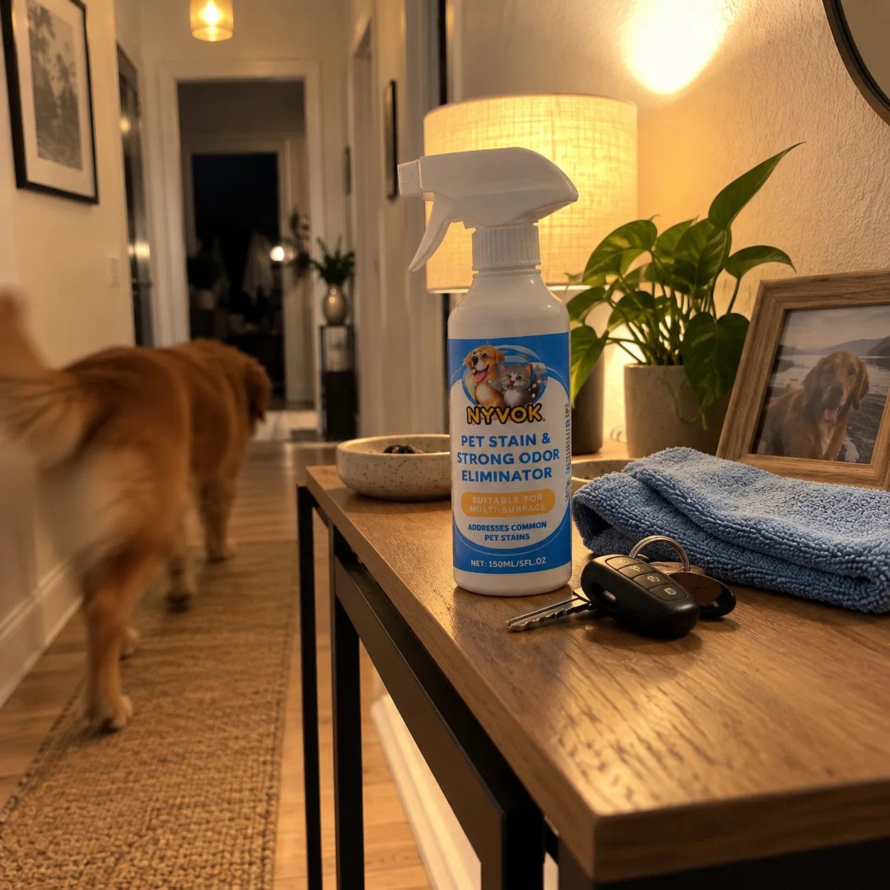 Customer photo review of NYVOK™ Spray Quita Manchas y Olor a Orines