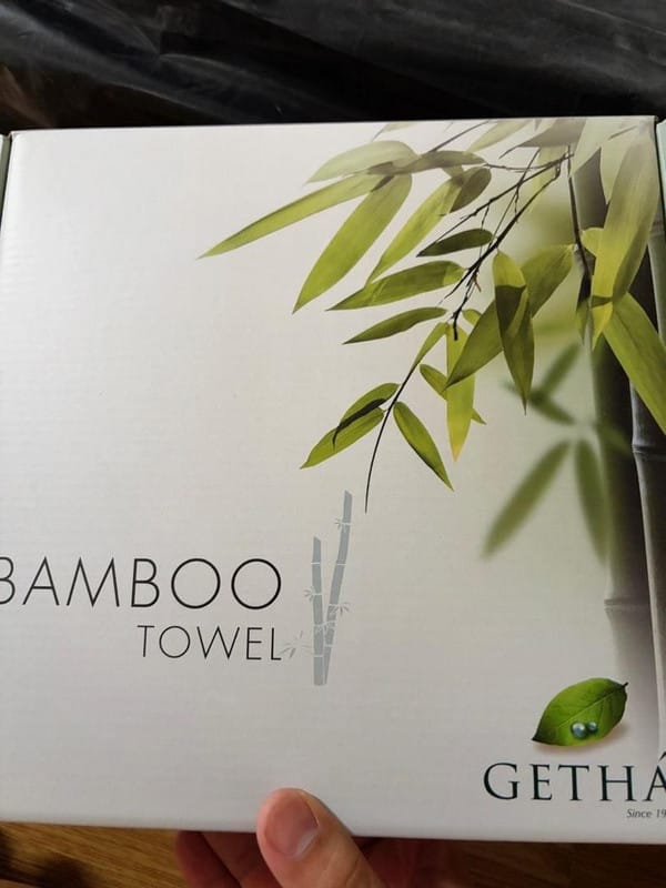 Customer photo review of Bamboo Bath Towel
