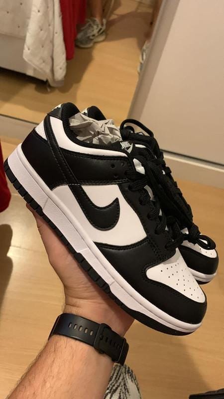 Customer photo review of Dunk Low "Panda"