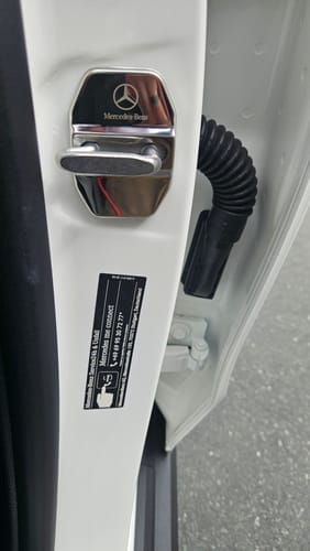 Customer photo review of Pack 4 - Personalisierte rostfreie Abdeckung für Türschloss