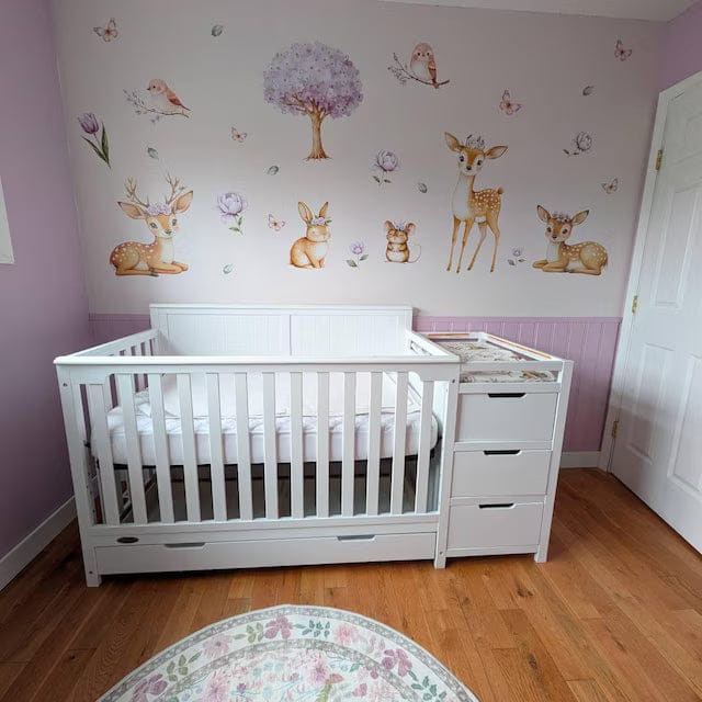 Customer photo review of Woodland Animal Wall Decals 5.66