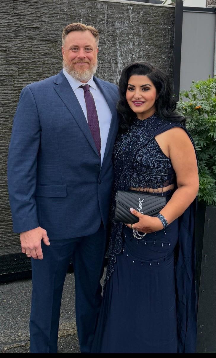 Customer photo review of Midnight Blue Embellished lehenga