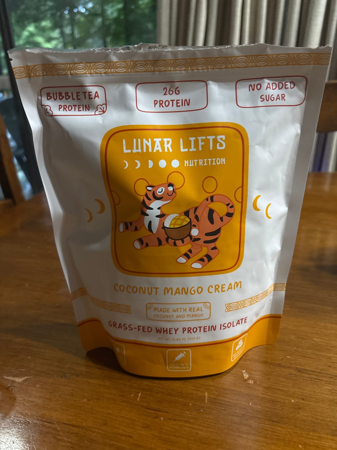 Customer photo review of Coconut Mango Cream Whey Protein