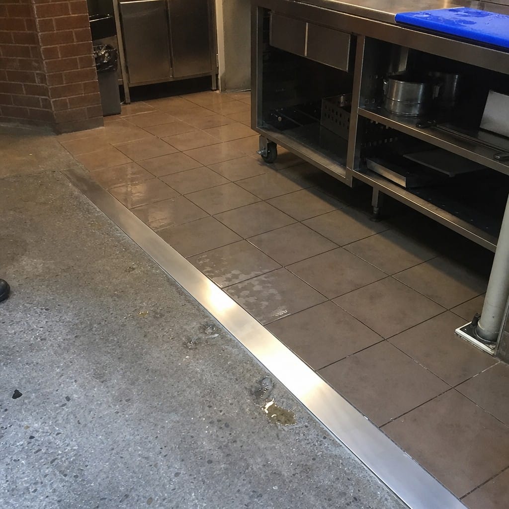 Customer photo review of Self Adhesive Stainless Steel Cover Strip 60mm, 80mm, 100mm for Hygienic Joint Concealing