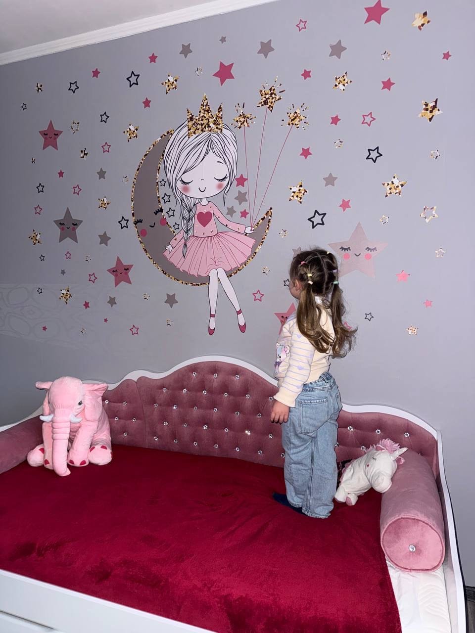 Customer photo review of Fairy Princess Wall Decals