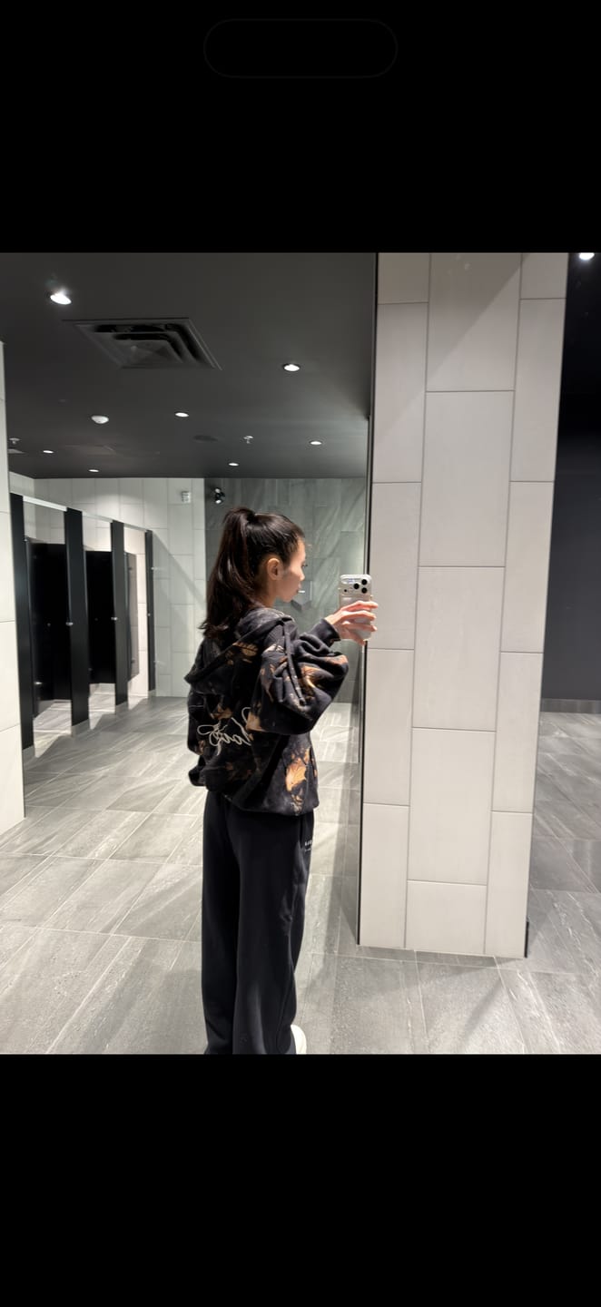 Customer photo review of W533 Flashback Zip Hoodie