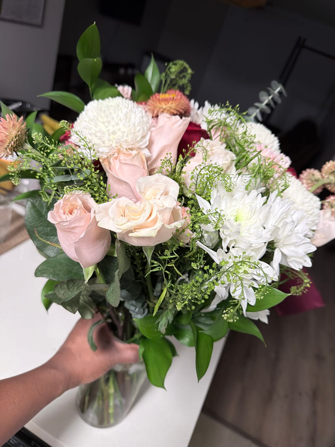 Customer photo review of Mixed Bouquet - Red Deluxe