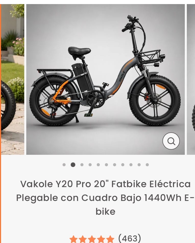 Customer photo review of Vakole Y20 Pro 20" Fat Bike 1440Wh Foldable Step-through E-bike