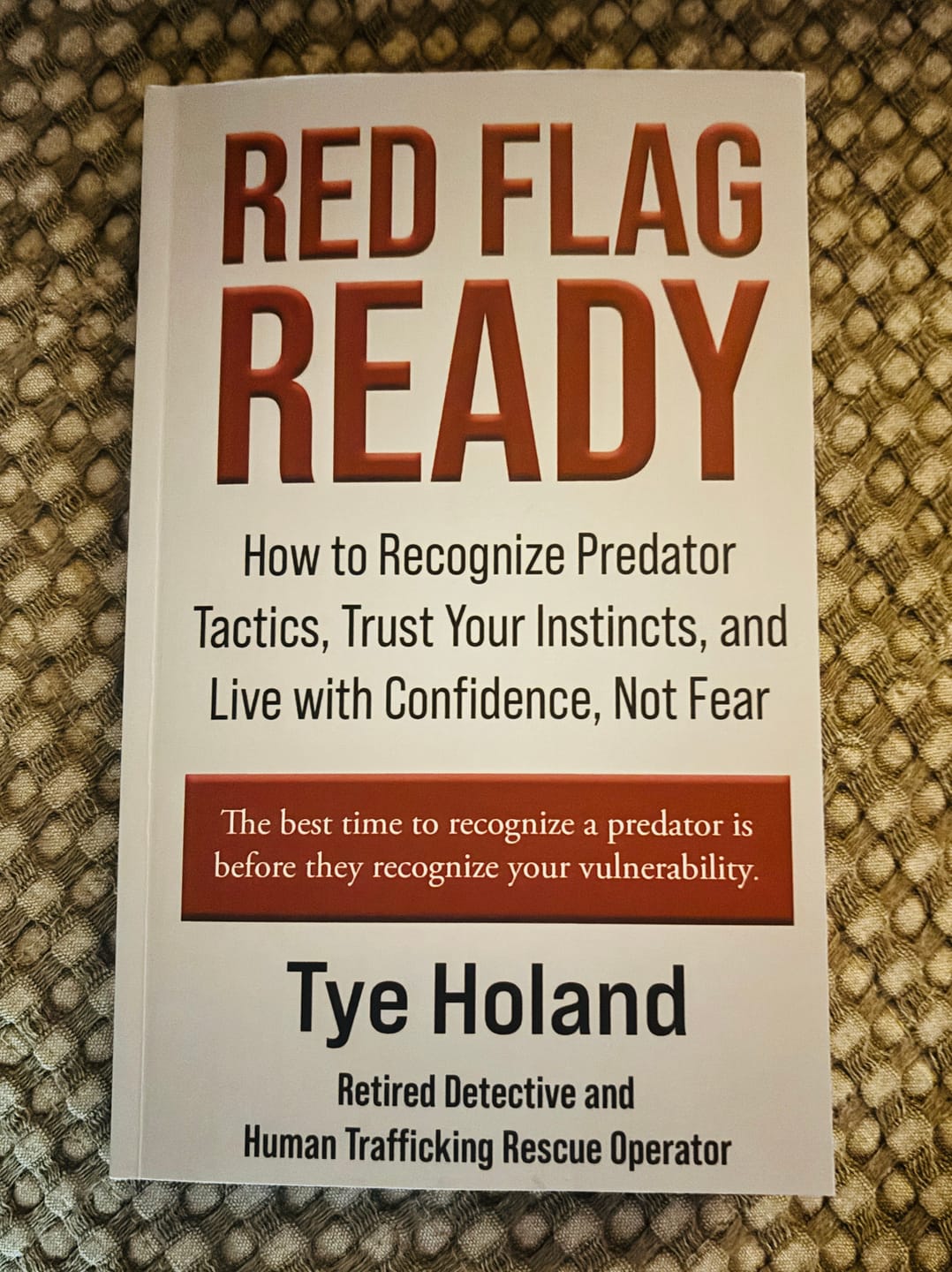 Customer photo review of Red Flag Ready (Paperback)