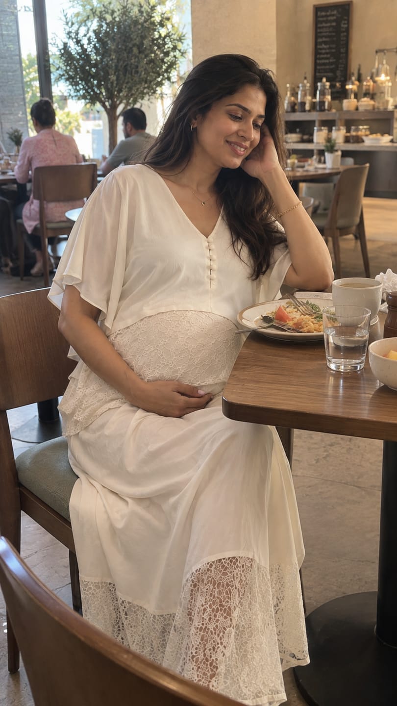 Customer photo review of The Estelle Set- Pearl White