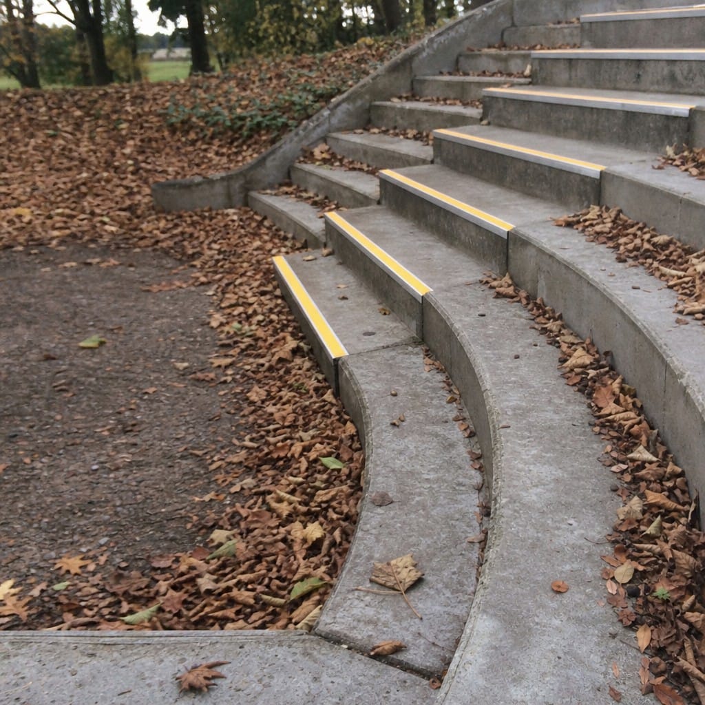 Customer photo review of DDA Anti-Slip Aluminium Stair Nosing | 67mm × 55mm | Part M Compliant | 8 Colours