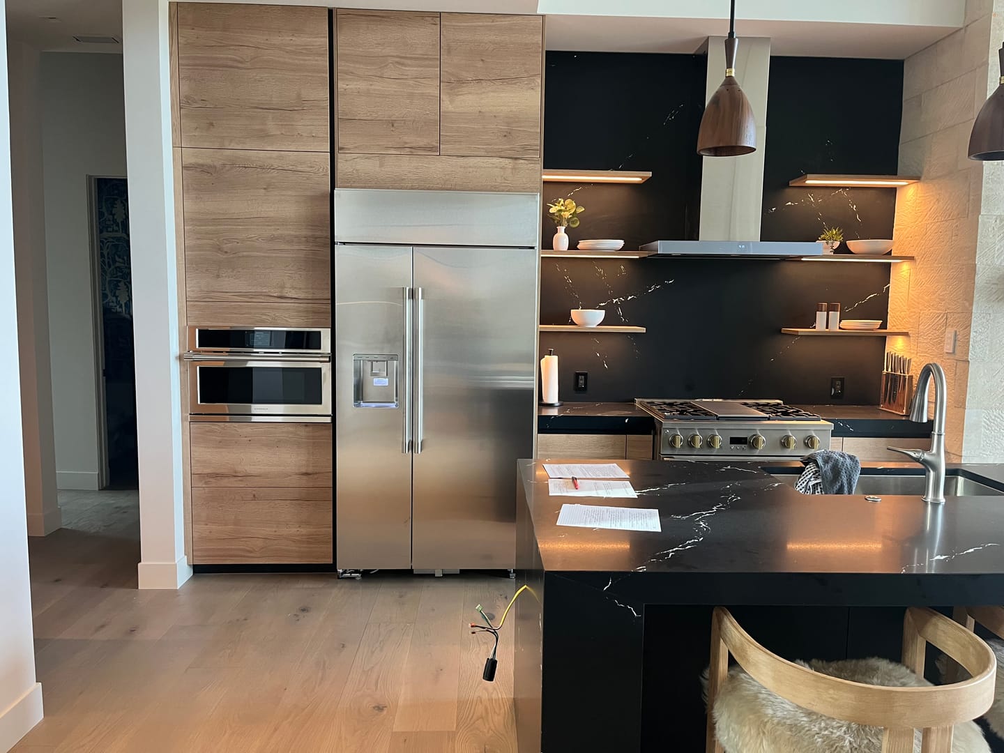 Customer photo review of 50% Deposit--Custom Poplar Solid Wood Table