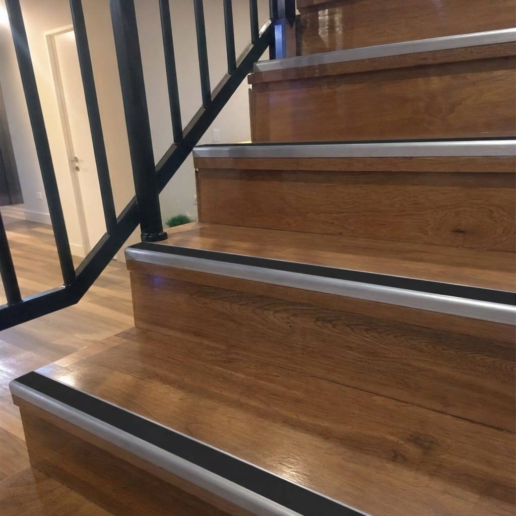 Customer photo review of PVC Stair Nosing Inserts 38mm & 50mm | 2mm or 3.4mm | Sold Per Metre, 14 Colours