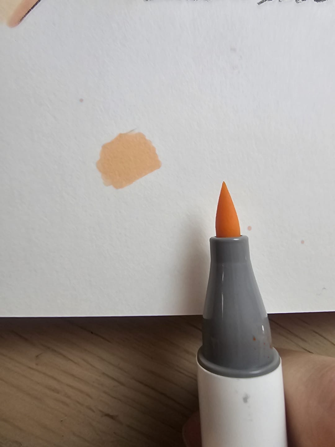 Customer photo review of Ohuhu Honolulu R19 / YR33 Individual Marker, Brush & Chisel