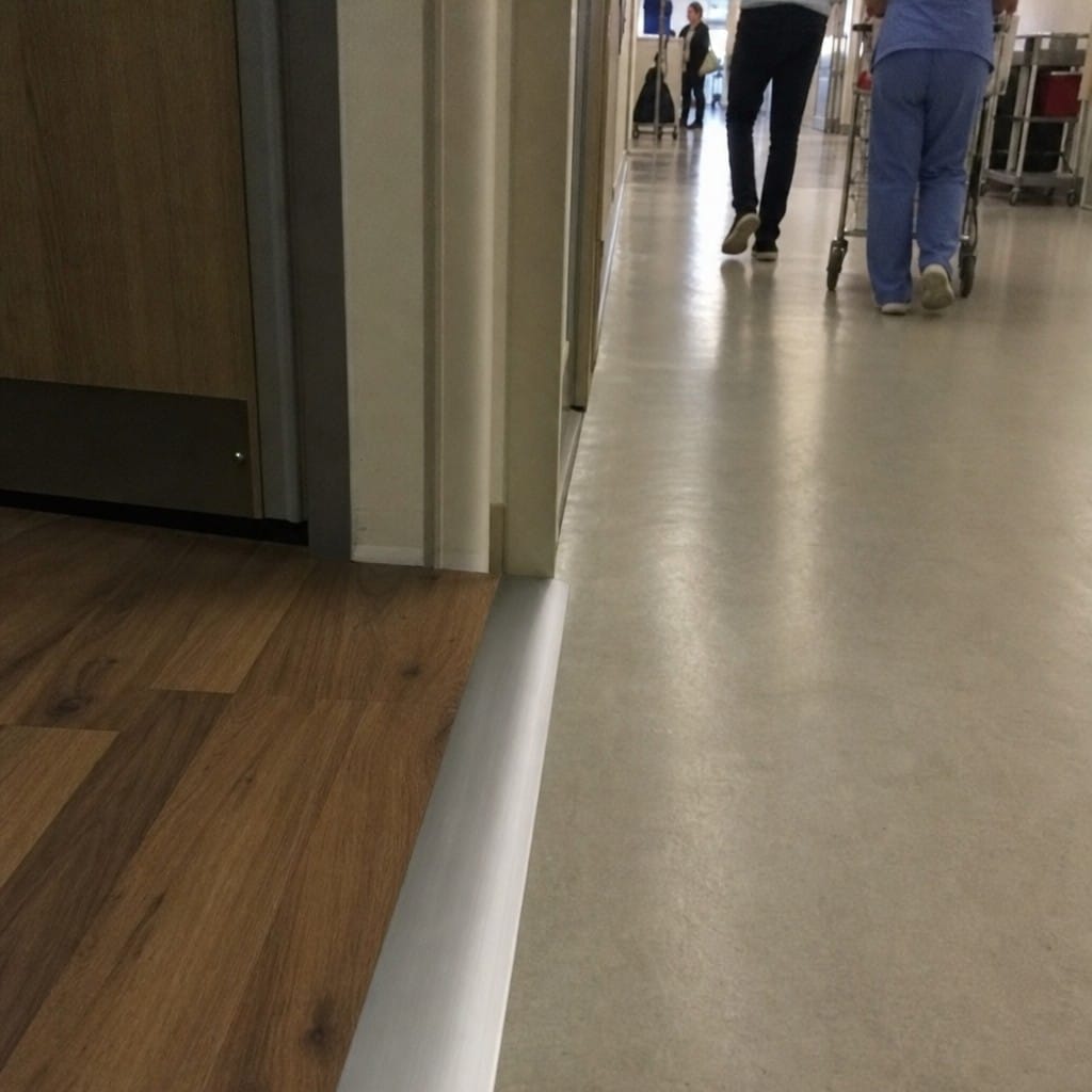 Customer photo review of Self Adhesive Anodised Aluminium Cover Strip 60mm for Smooth Transitions