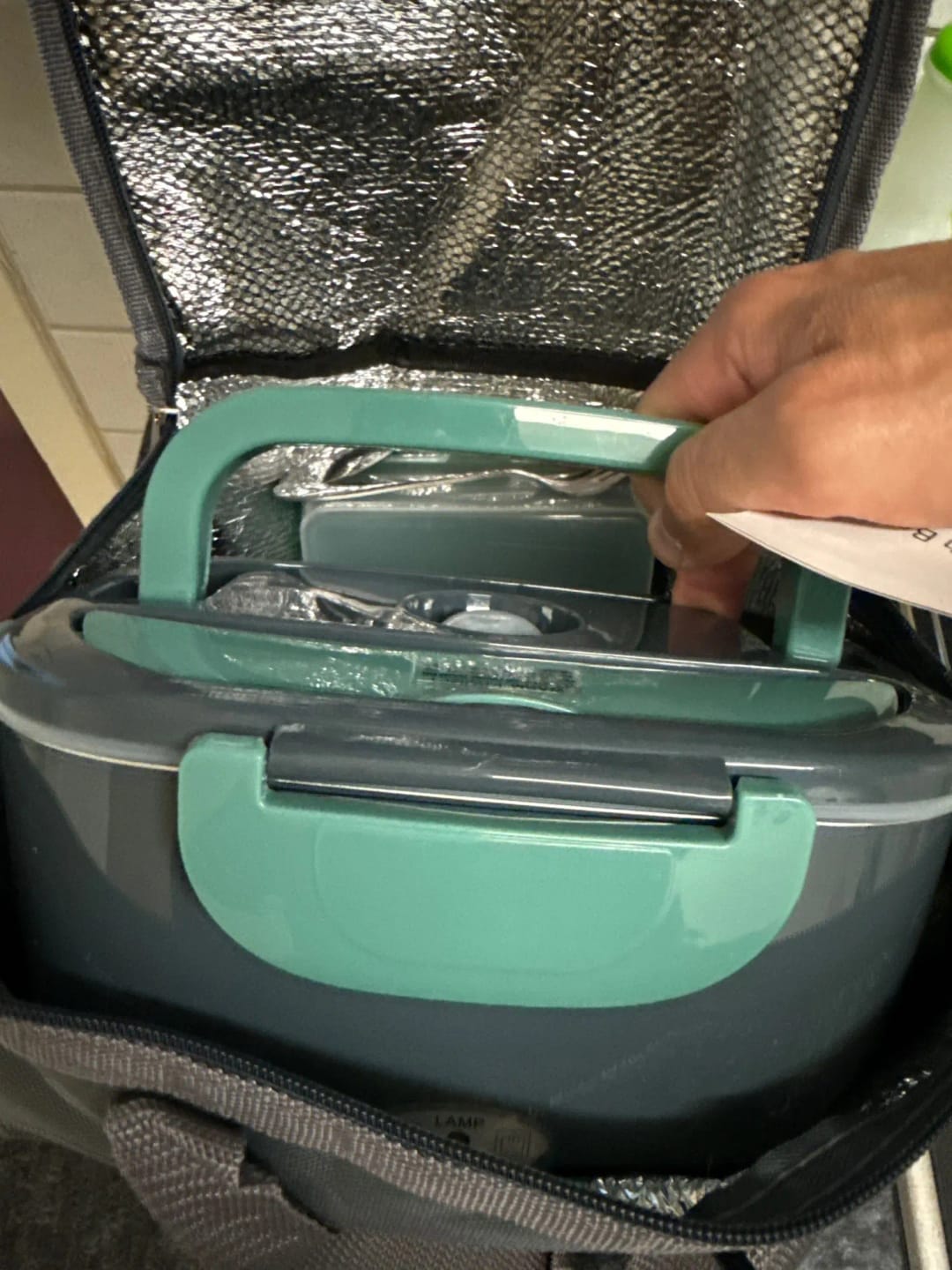 Customer photo review of Scaldavivande Elettrico Portatile da 1.5L