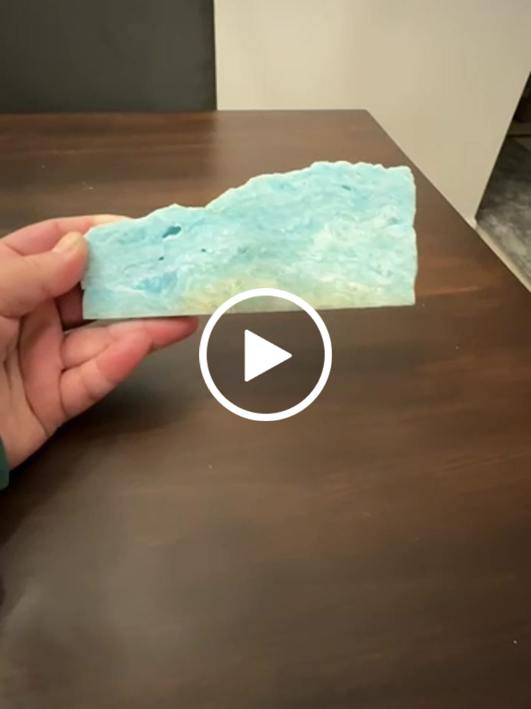 Customer video review of Hemimorphite Slice