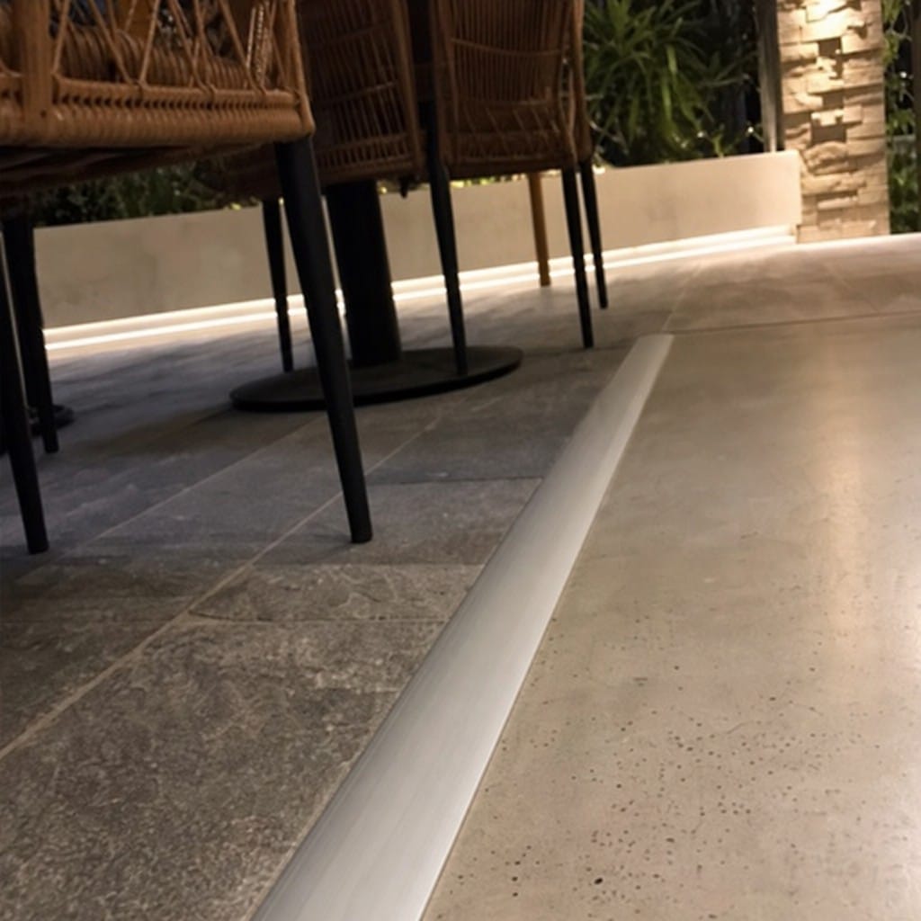 Customer photo review of Self Adhesive Anodised Aluminium Cover Strip 60mm for Smooth Transitions