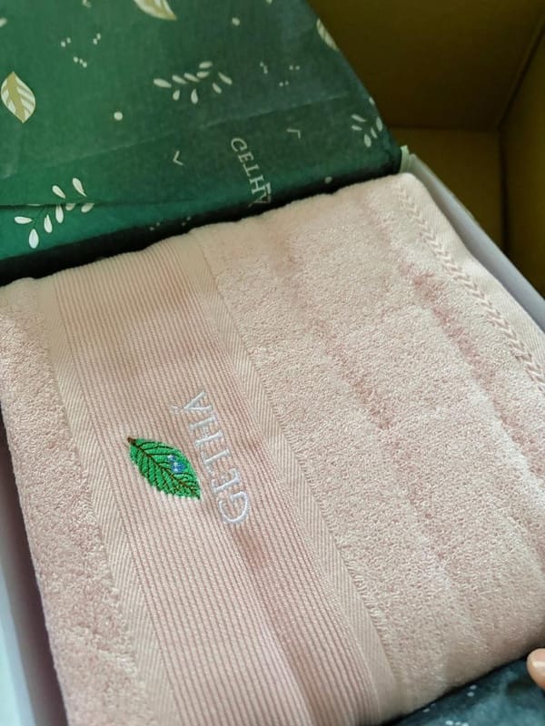 Customer photo review of Bamboo Bath Towel