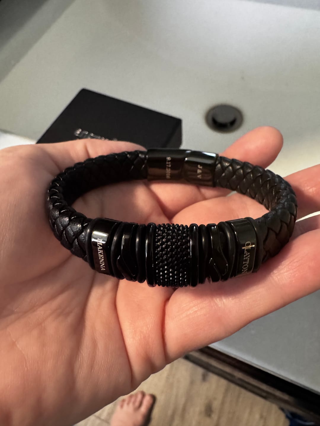Customer photo review of Bracelet: Black