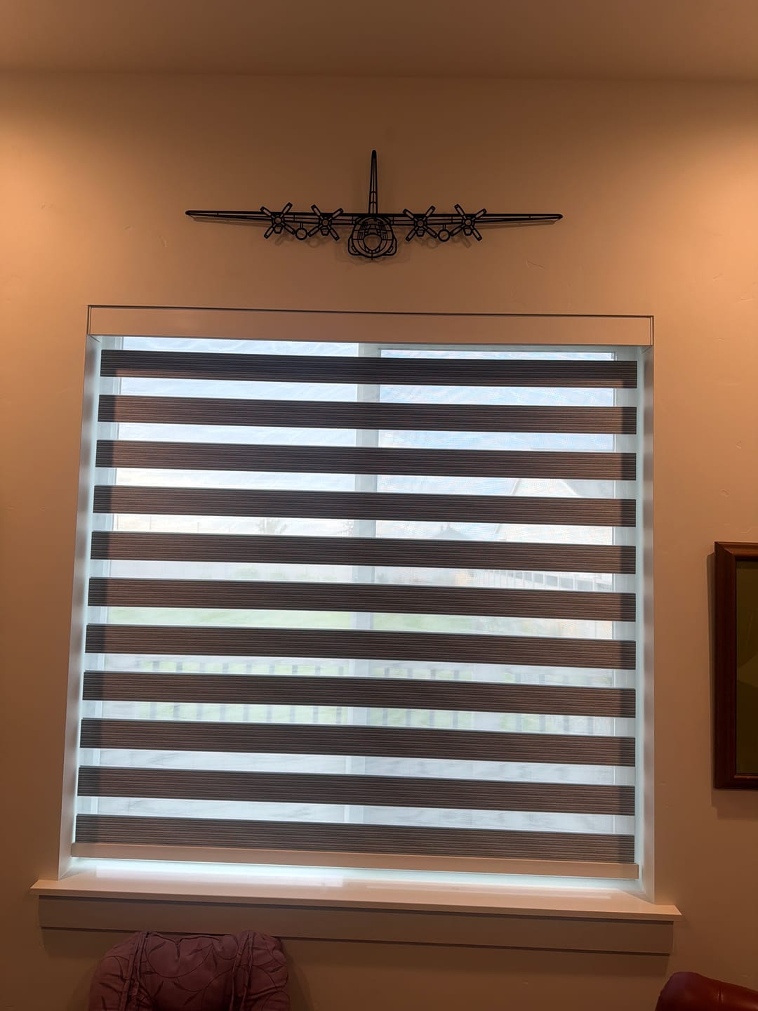 Customer photo review of C-130H Hercules Front Silhouette Metal Wall Art