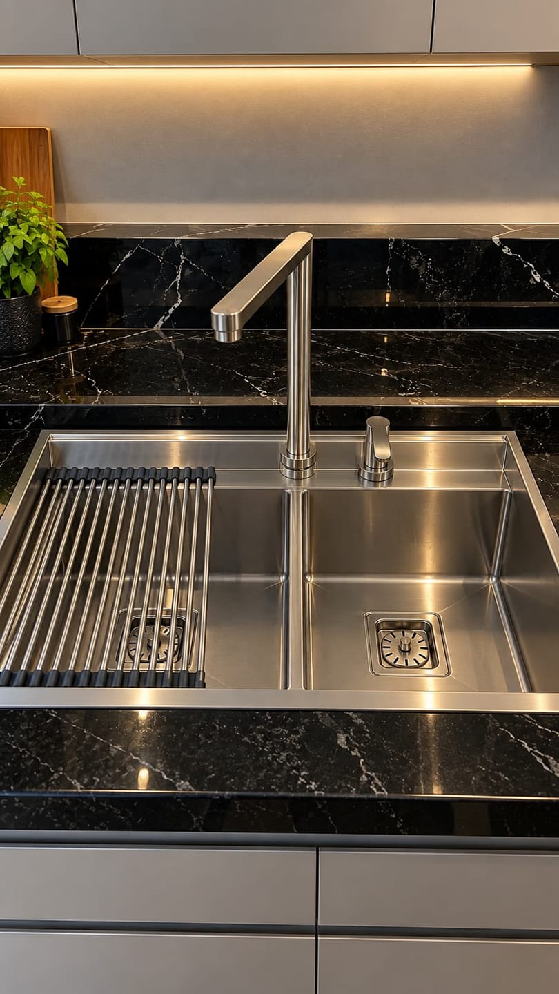 Customer photo review of Torneira para Cozinha Invisível 360° Sible