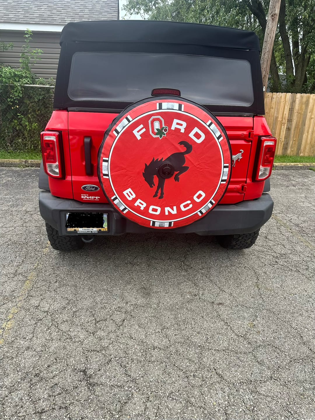Customer photo review of CUSTOM Ford Bronco Tire Cover