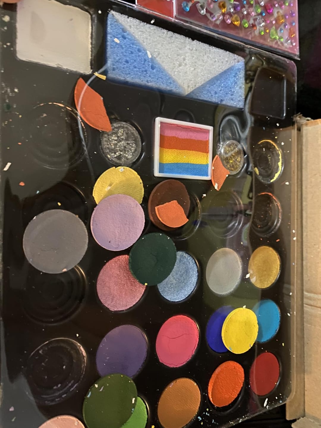 Customer photo review of Ultimate Party Pack - Face Paint for Kids