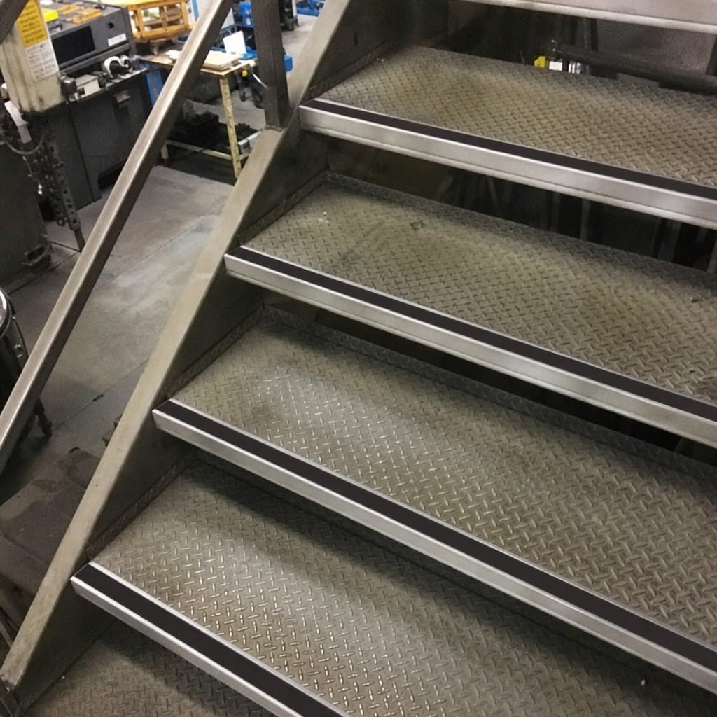 Customer photo review of PVC Stair Nosing Inserts 38mm & 50mm | 2mm or 3.4mm | Sold Per Metre, 14 Colours