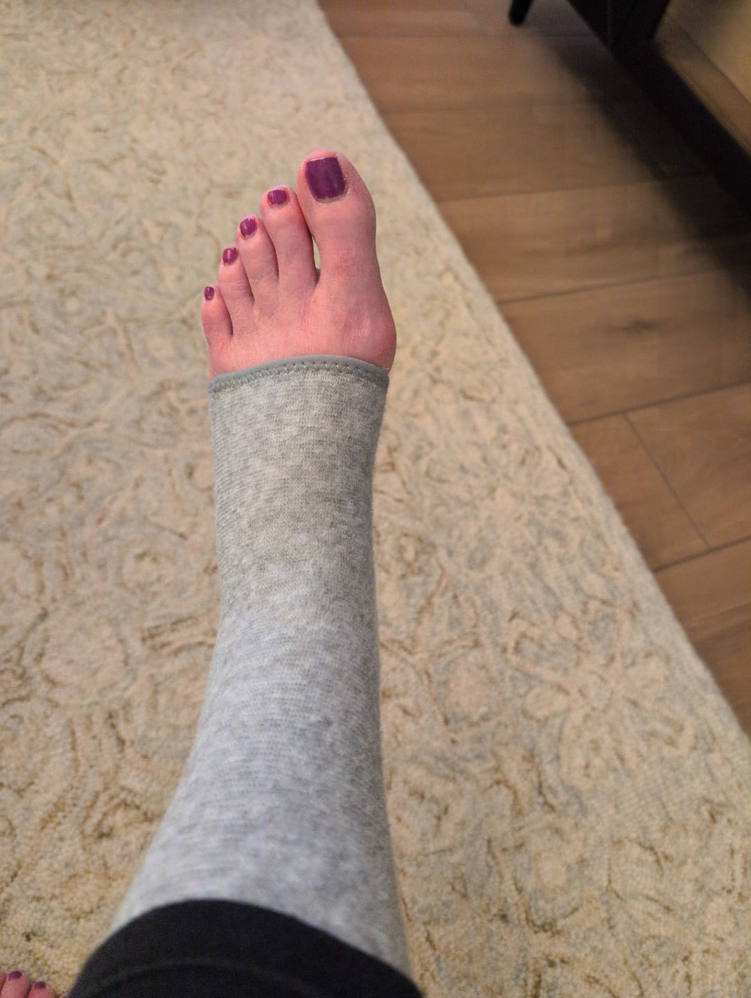 Customer photo review of Premium Anti-Fatigue Bamboo Footsleeves