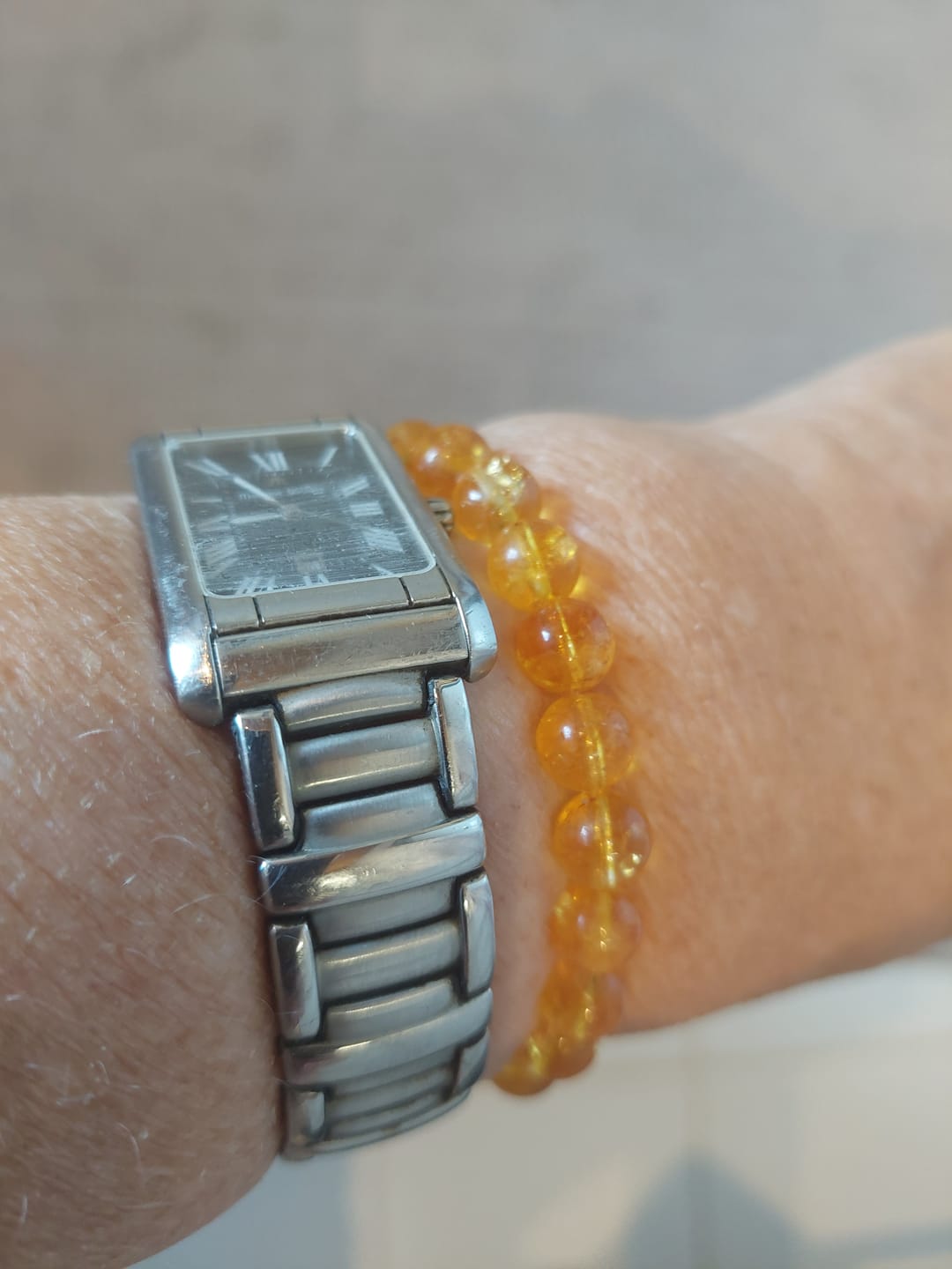 Customer photo review of Citrin Armband - Lebensfreude