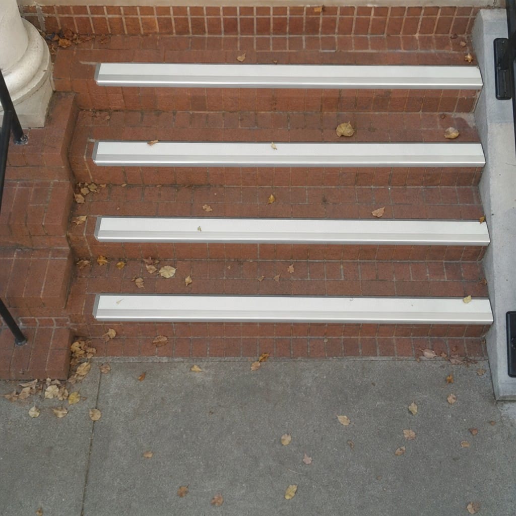 Customer photo review of Aluminium Stair Nosing 60x55mm Anti Slip Visibility Edge
