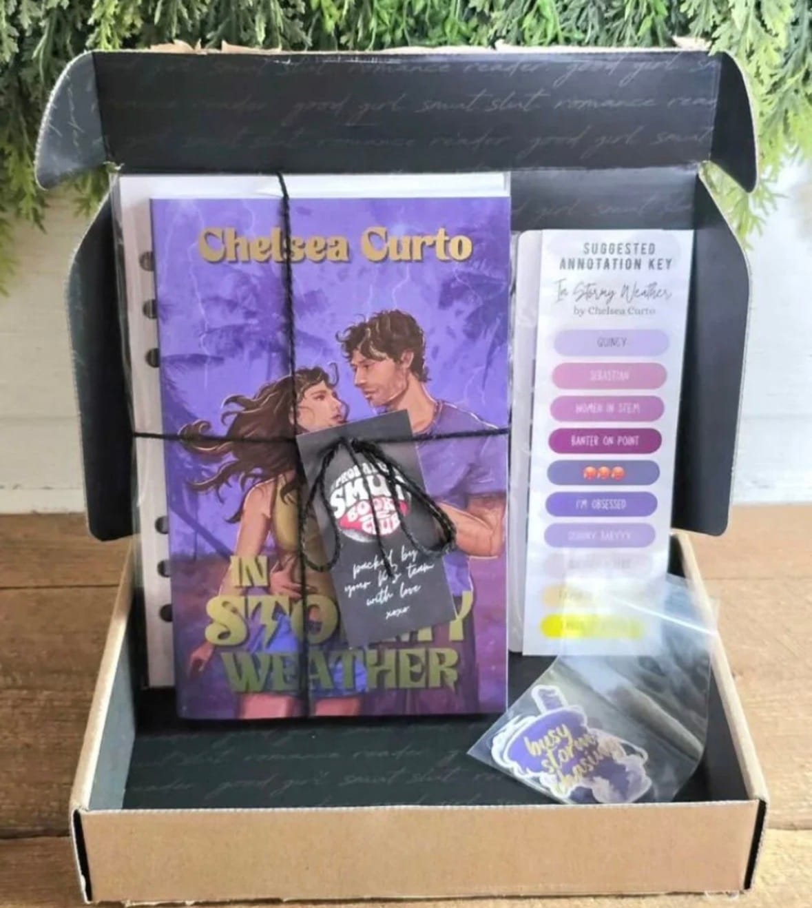 Customer photo review of good girl book club subscription