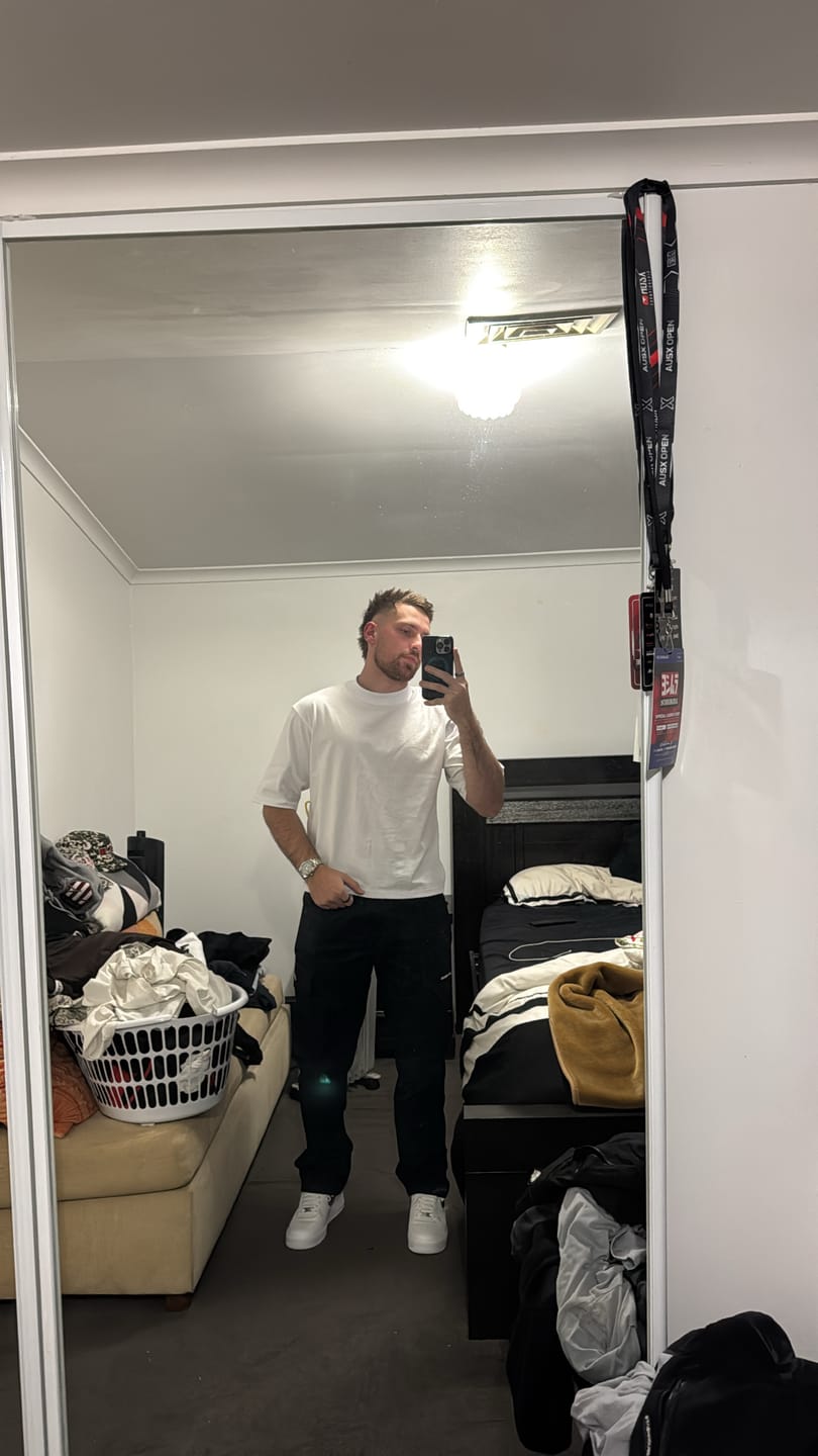 Customer photo review of Southside - Black Cargo Pants
