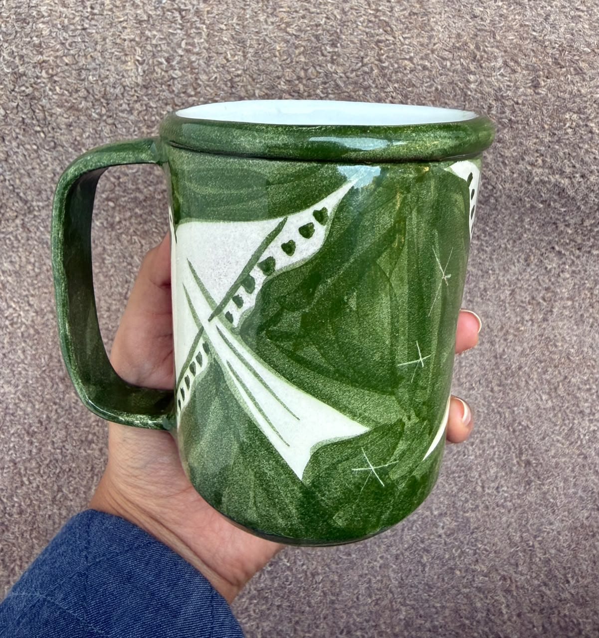 Customer photo review of Morning Chirp Mug