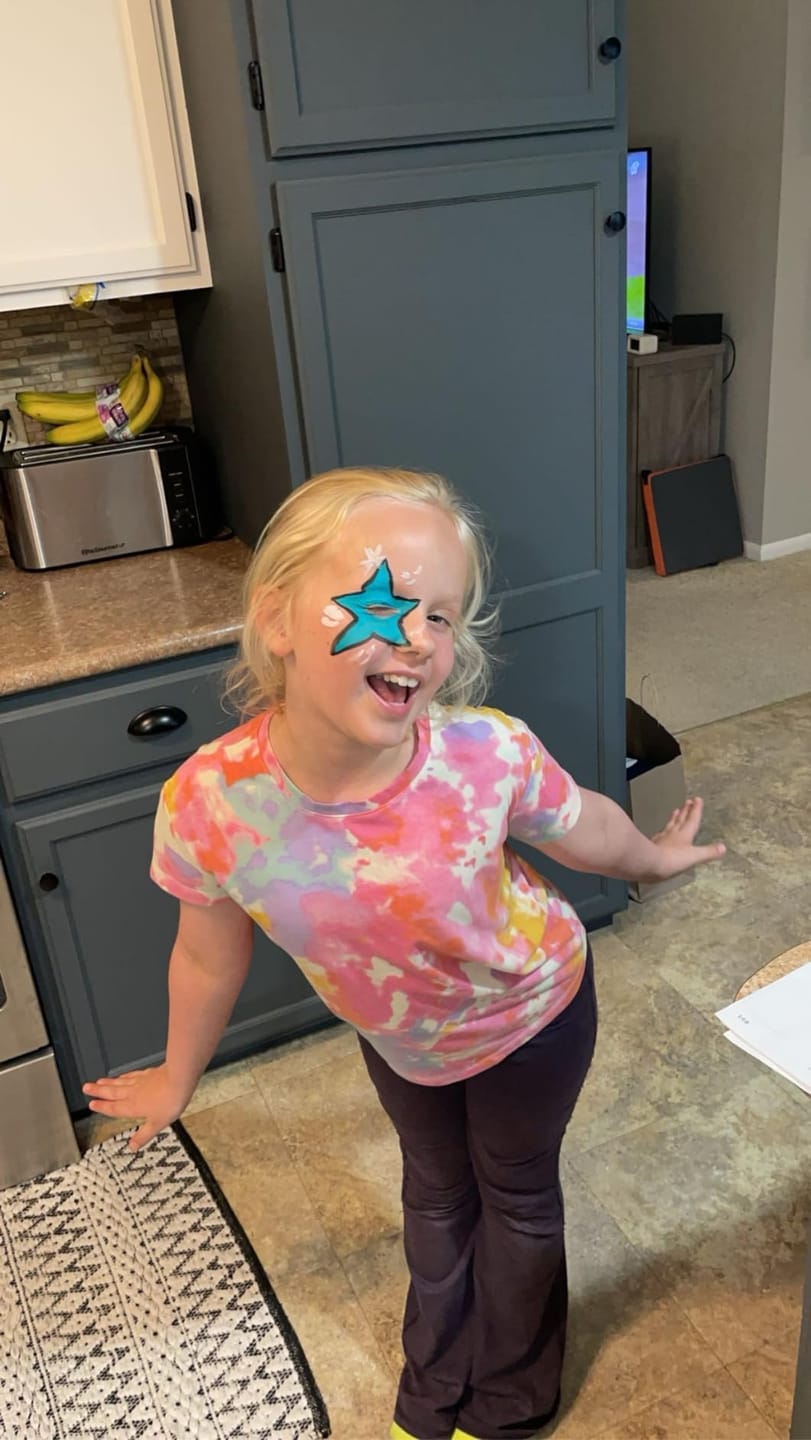 Customer photo review of Ultimate Party Pack - Face Paint for Kids