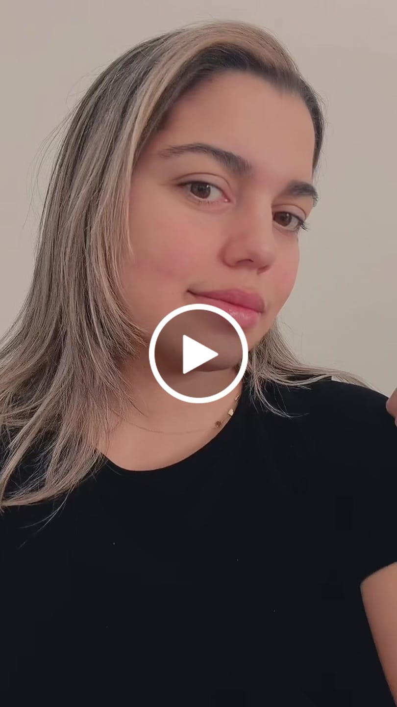 Customer video review of Initial Earrings