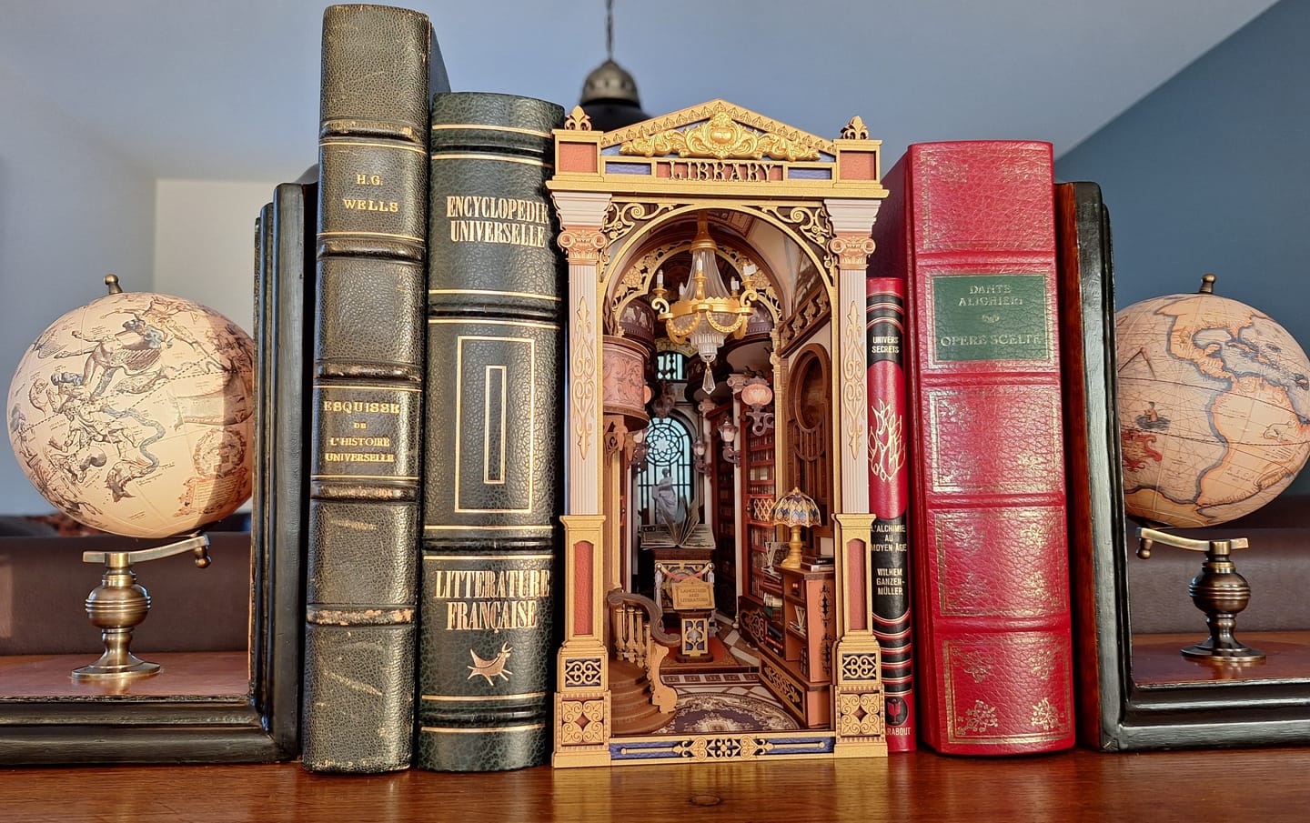 Customer photo review of DIY Book Nook Kit  - Library of Wonders