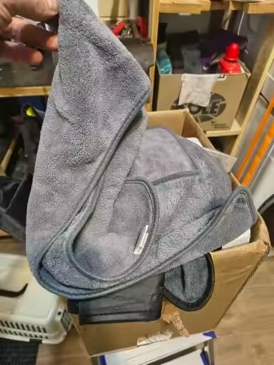 Customer photo review of OneDry™ XL One-Pass Drying Towel — Ultra-Plush Microfiber