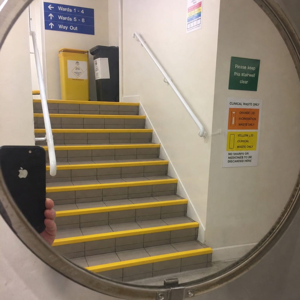 Customer photo review of GRP Anti-Slip Stair Nosing 55×55mm | High-Visibility Yellow | BS7976.2 | DDA
