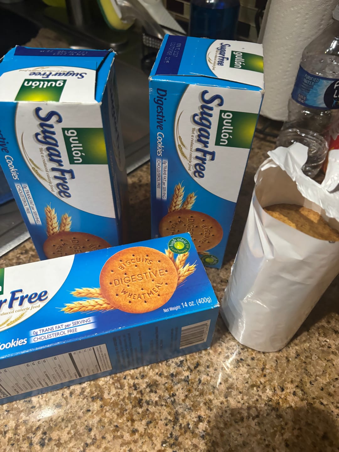 Customer photo review of Gullon Sugar Free Digestive Biscuits | Crispy Snack