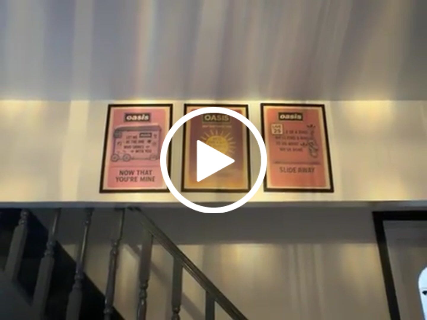 Customer video review of Wonderwall - Oasis Inspired Graffiti Poster