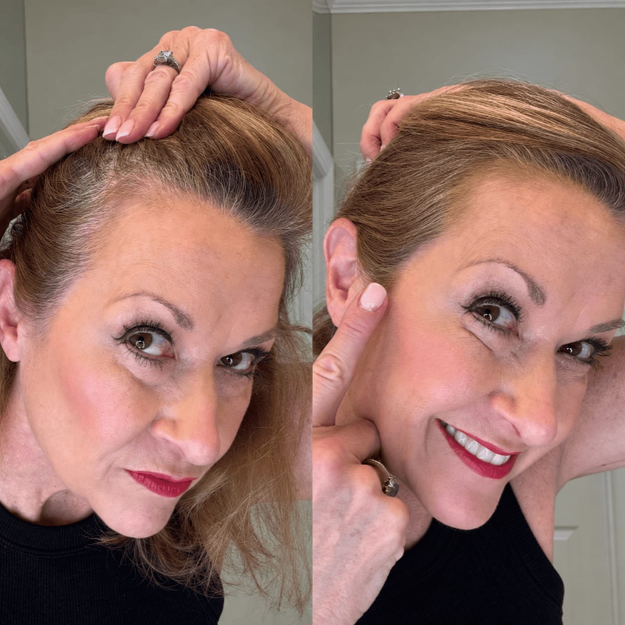 Customer photo review of Stick Corrector de Raíces y Canas