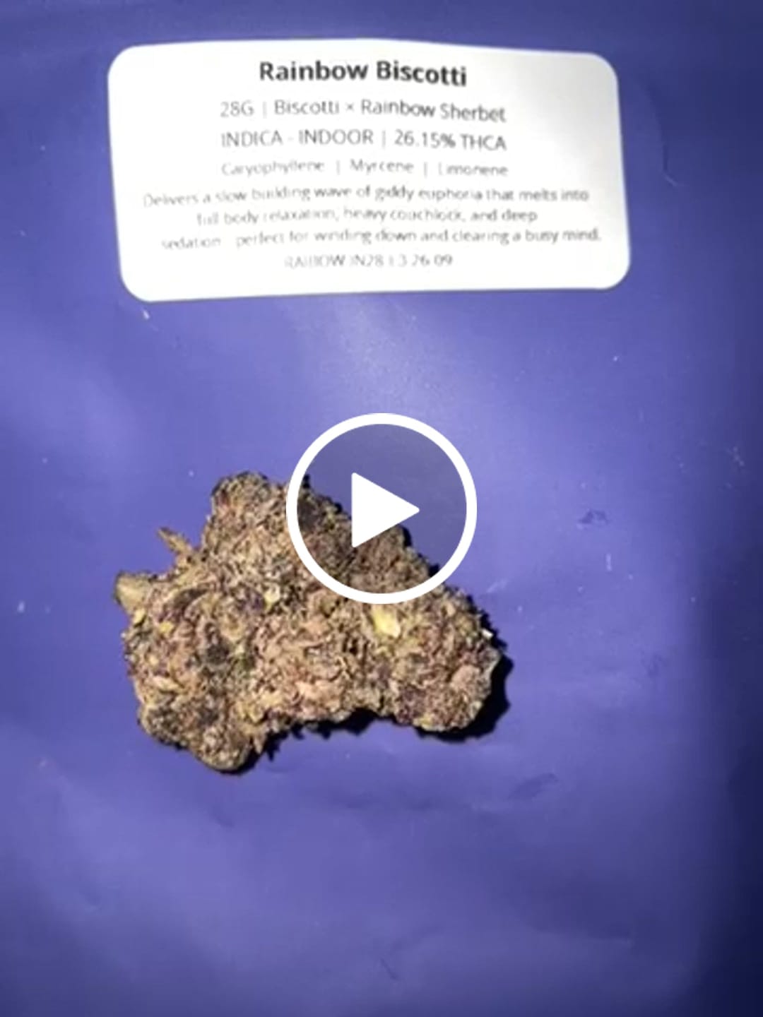 Customer video review of Rainbow Biscotti