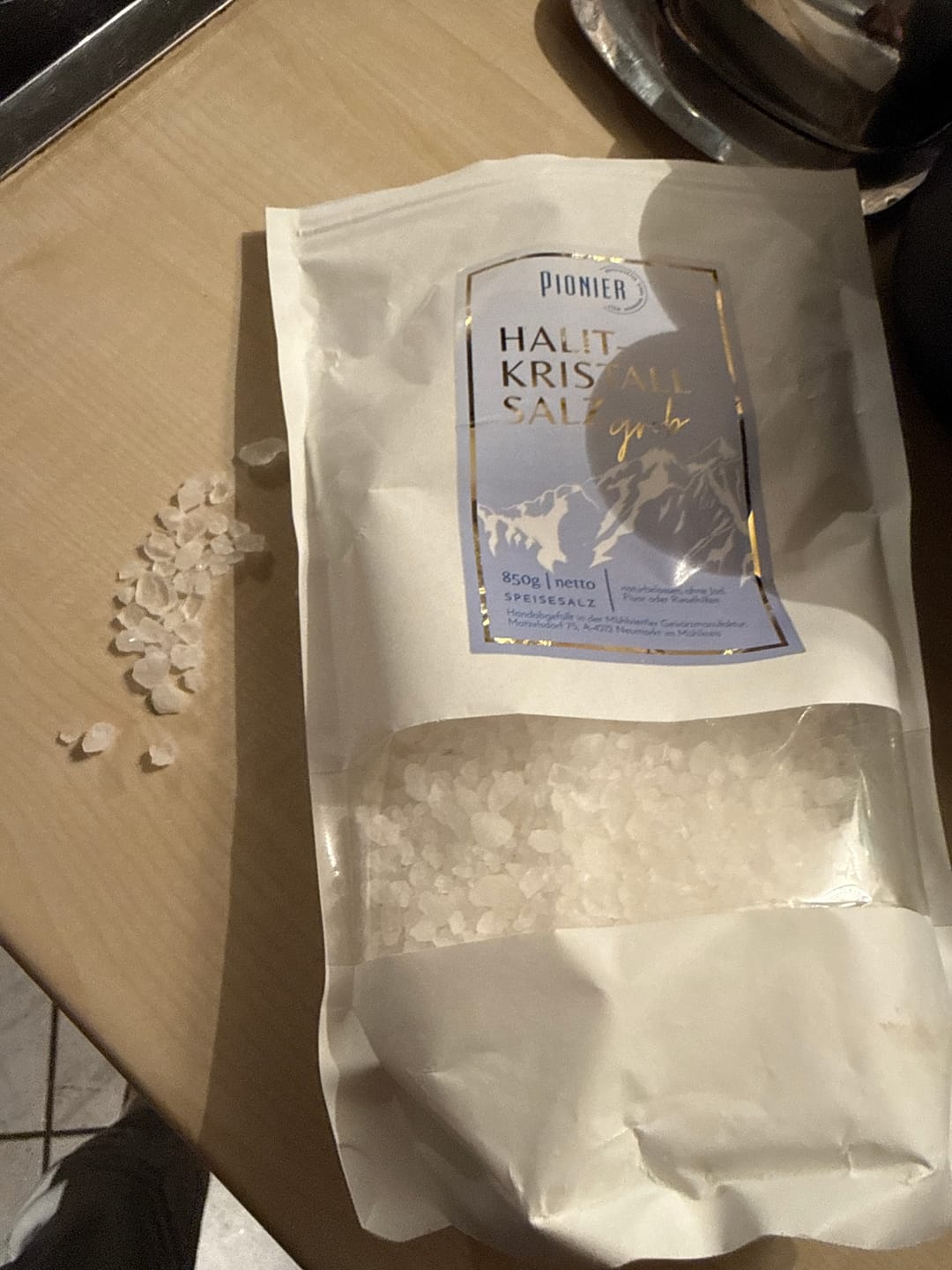 Customer photo review of Halit-Kristallsalz grob (850g)