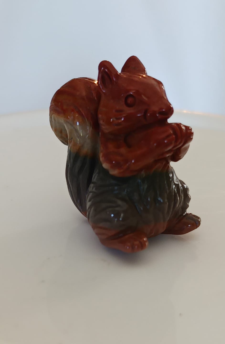 Customer photo review of Natural Crystal Carving Alashan Agate Squirrel