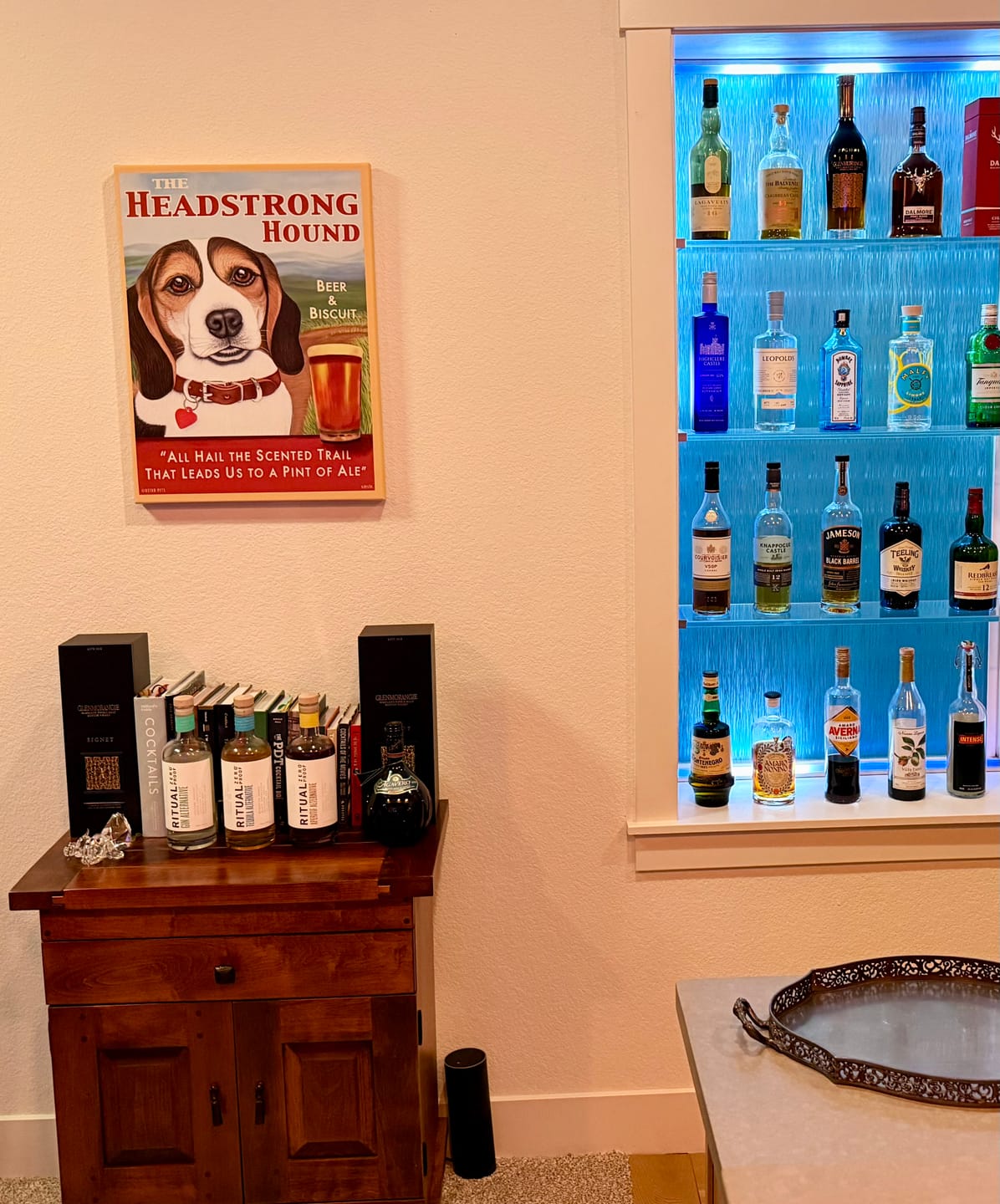Customer photo review of Beagle Canvas Wall Art – The Headstrong Hound