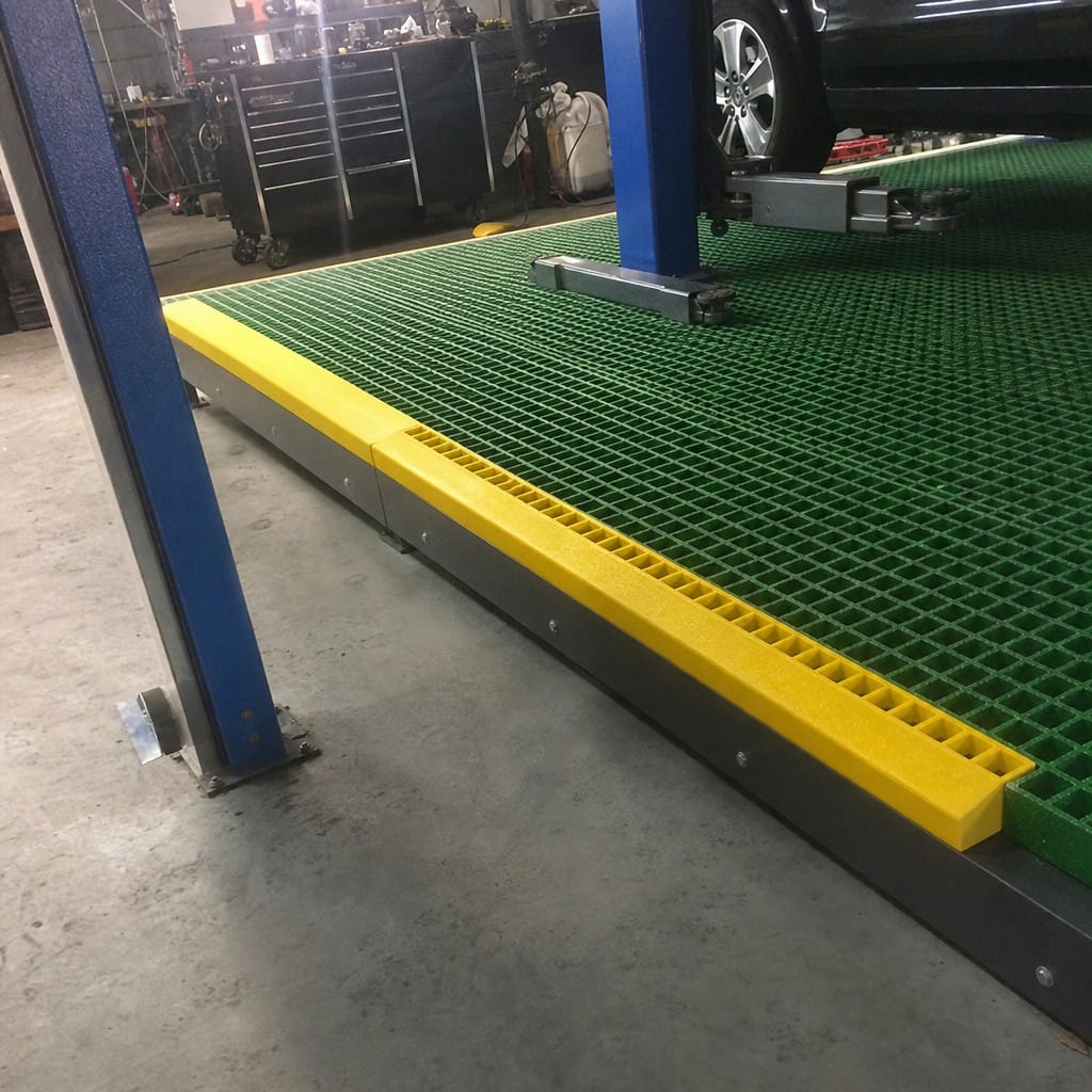 Customer photo review of GRP Grating Ramp | Anti-Slip Fibreglass Access Ramp for 38mm GRP Grating Panels