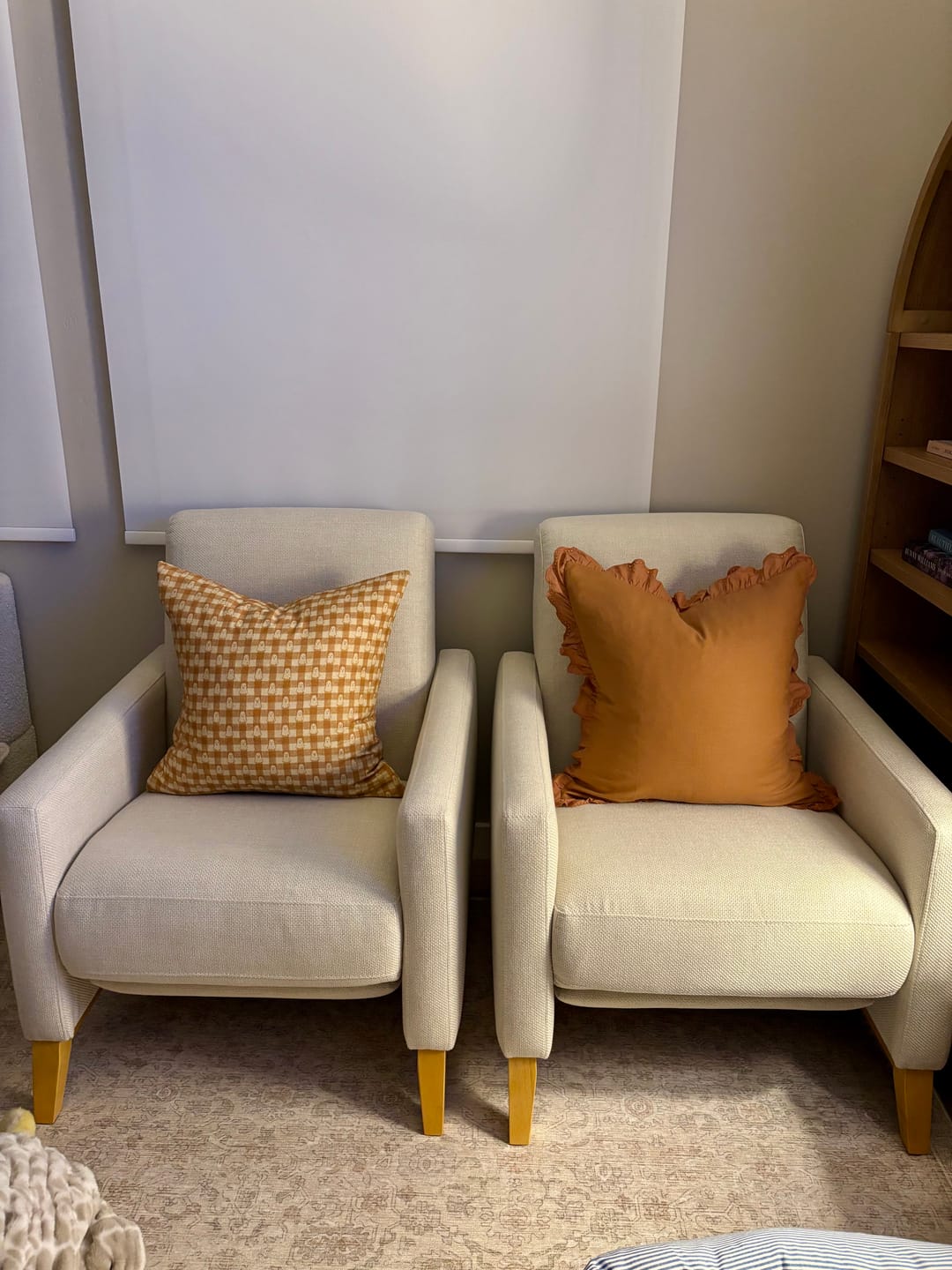Customer photo review of Ghost Gingham - 18" | 22"